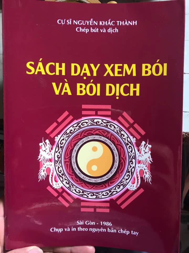 Sách Dạy Xem Bói Và Bói Dịch (Bản Chép Tay) – Cư Sĩ Nguyễn Khắc Thành