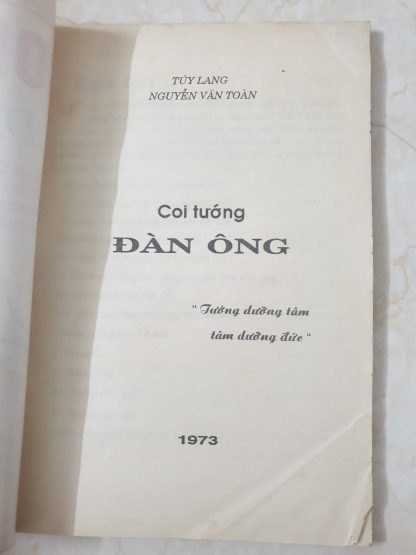 Coi Tướng Đàn Ông - Túy Lang Nguyễn Văn Toàn - Hình ảnh 4