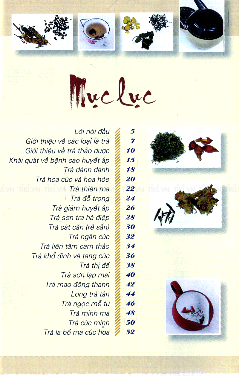 Sách Trà Thảo Dược Trị Bệnh Cao Huyết Áp - Thiên Kim - Ảnh 2