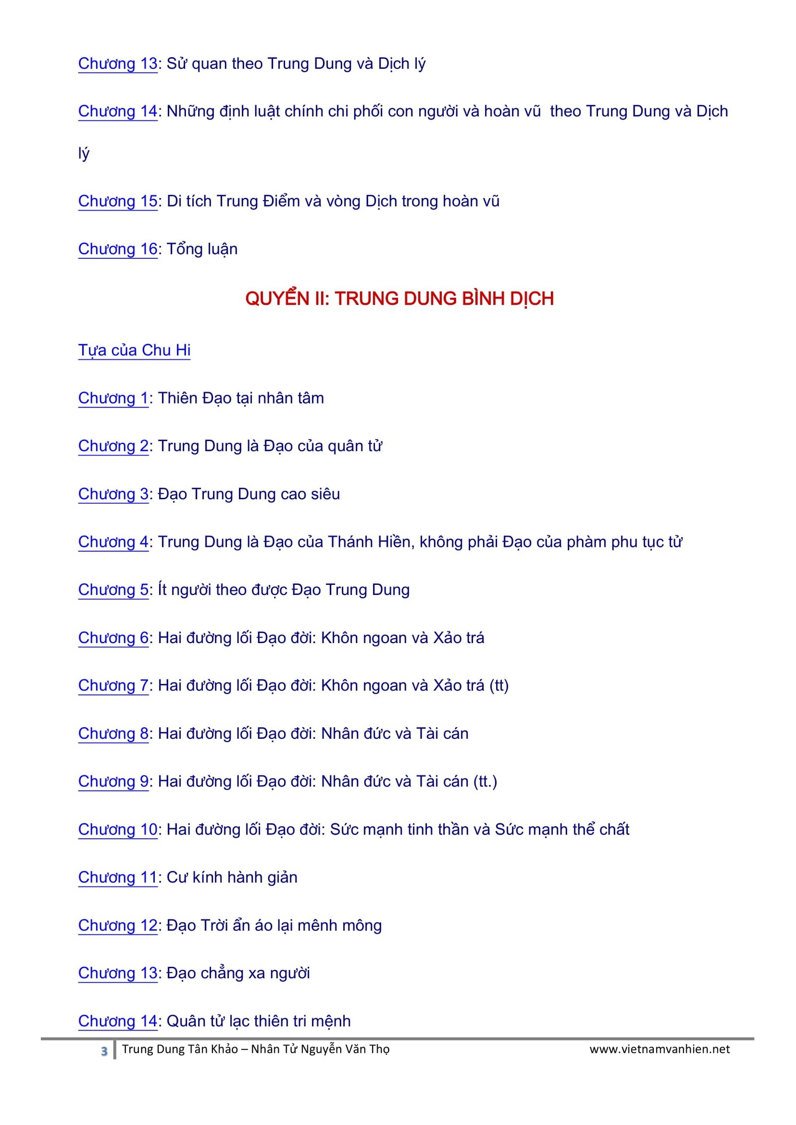 Trung Dung Tân Khảo - Nhân Tử Nguyễn Văn Thọ - Ảnh 3
