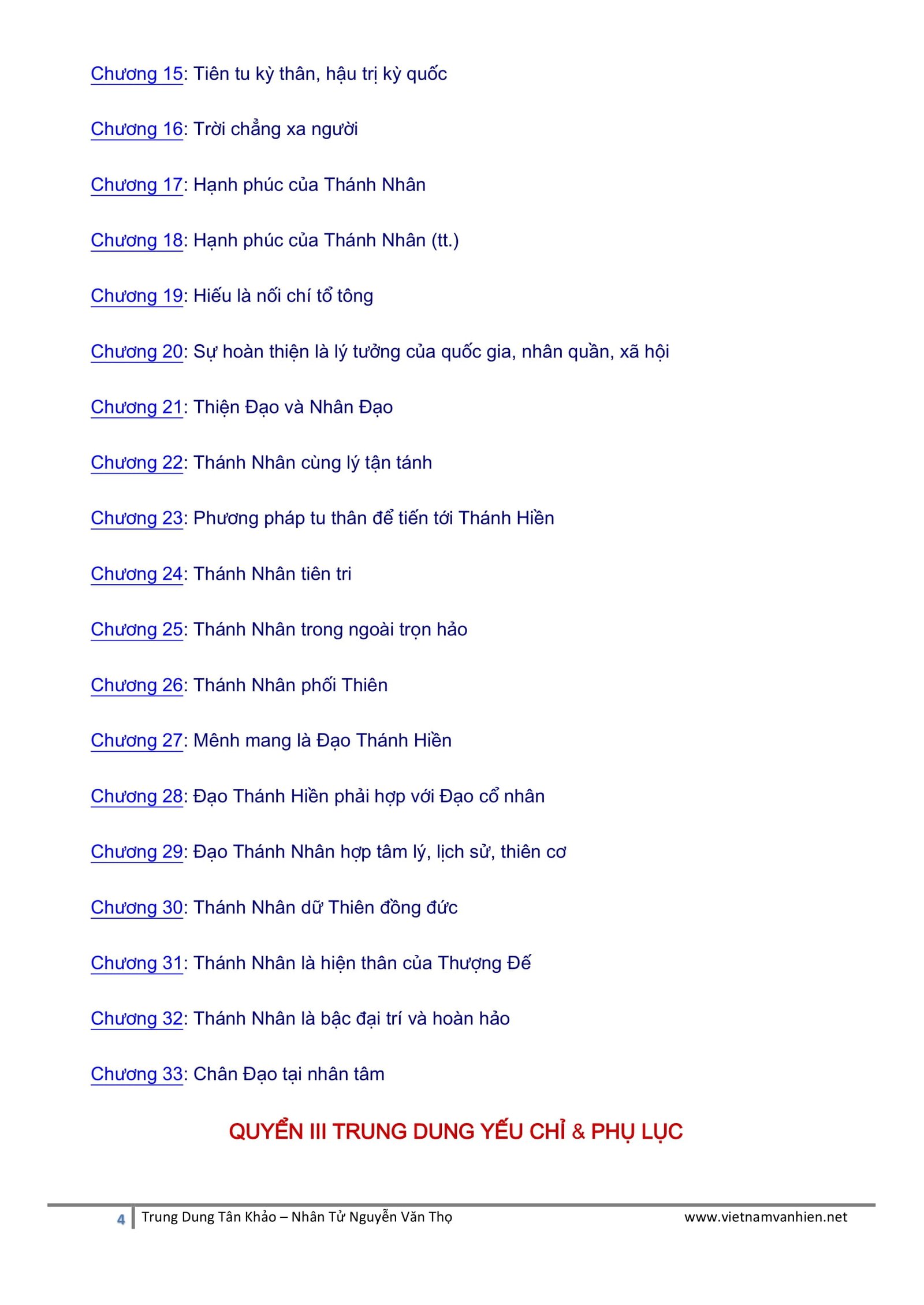 Trung Dung Tân Khảo - Nhân Tử Nguyễn Văn Thọ - Ảnh 4