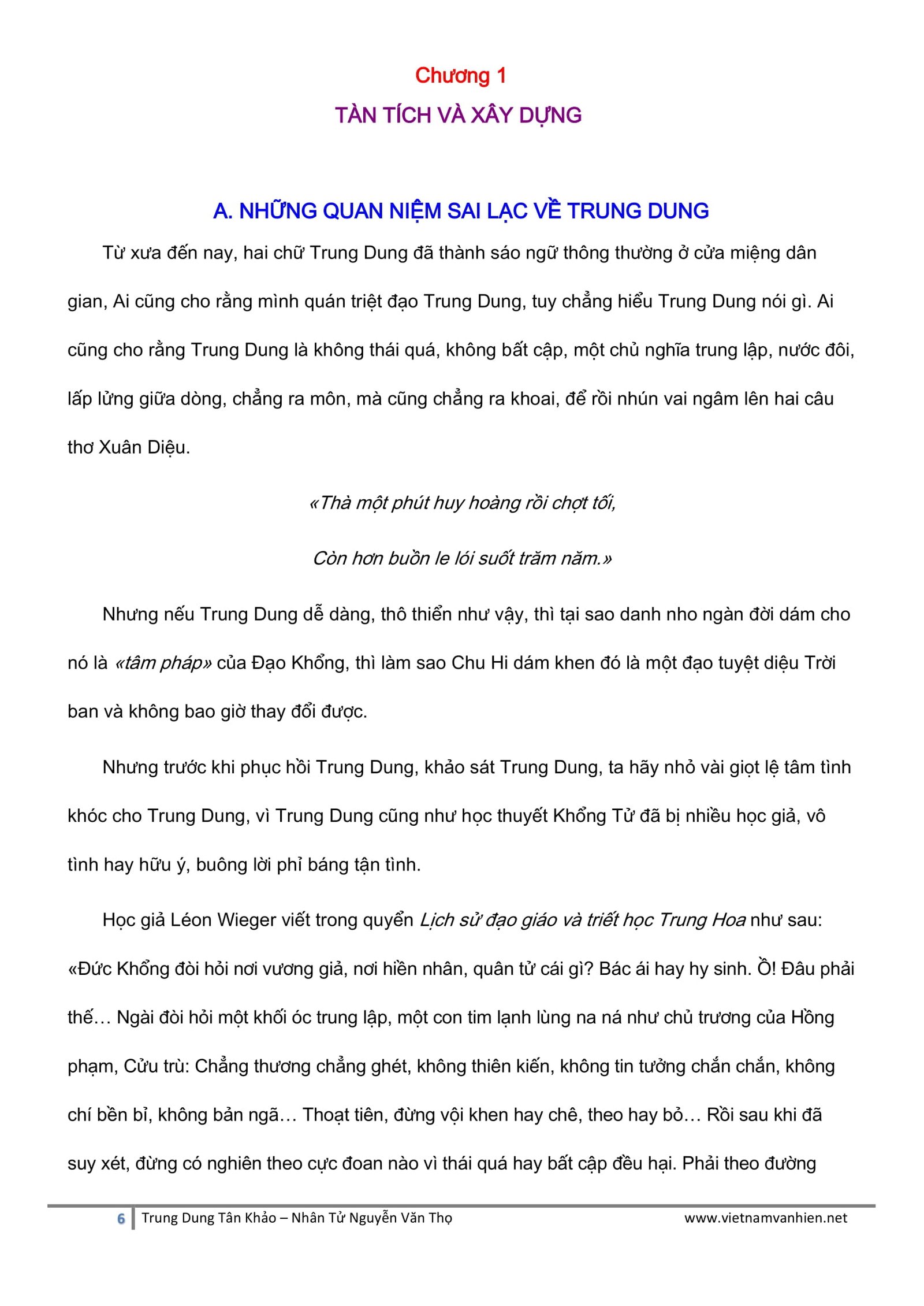 Trung Dung Tân Khảo - Nhân Tử Nguyễn Văn Thọ - Ảnh 6