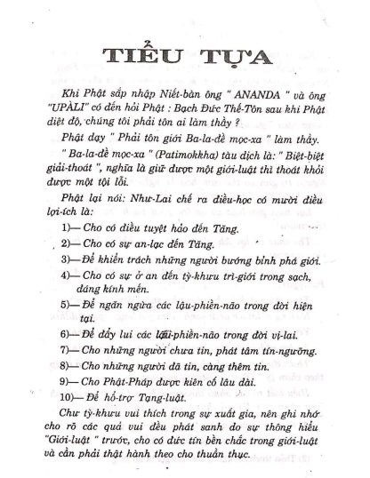 Luật Xuất Gia Tóm Tắt - Tỳ khưu Hộ Tông - Hình ảnh 4