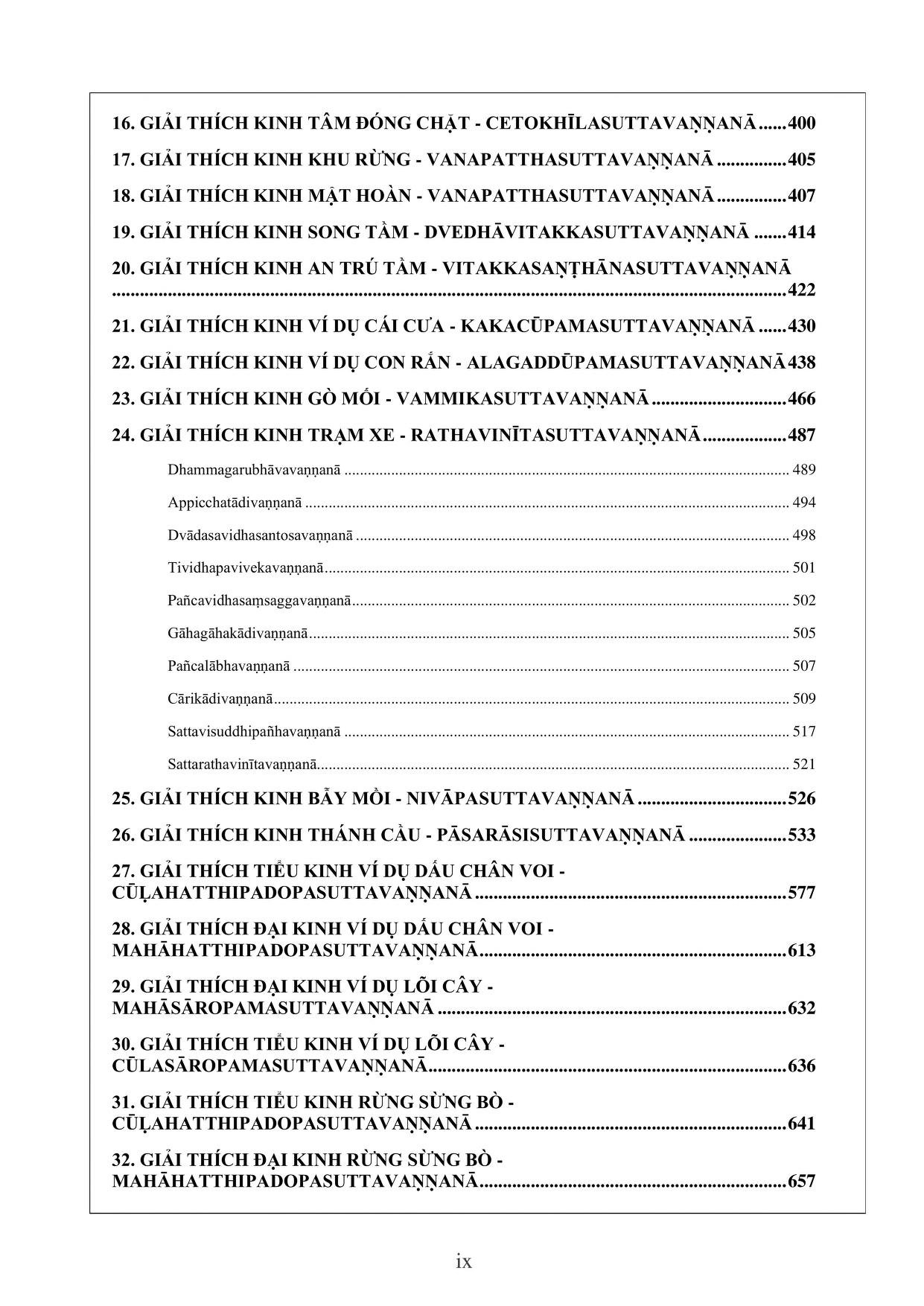 Đại Tạng Kinh Nam Truyền Chú Giải Trung Bộ Kinh - Tỳ Kheo Hạnh Tuệ Sudhīro - Ảnh 10