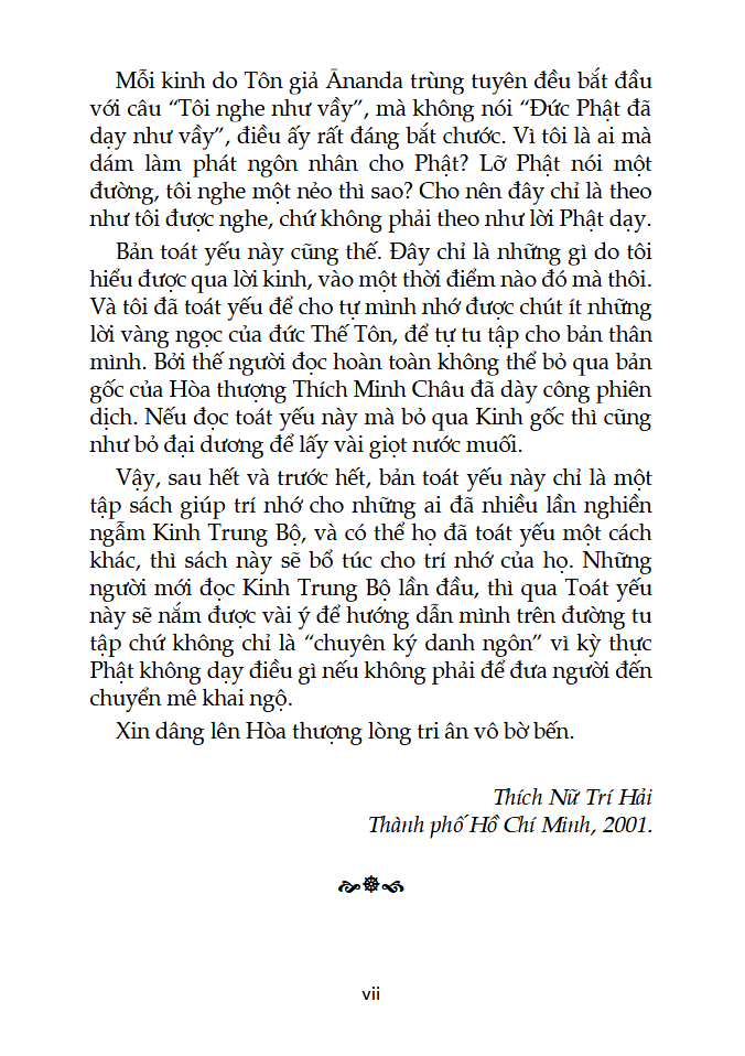 Kinh Trung Bộ Trọn Bộ (Toát Yếu + Chú Giải) - Hòa Thượng Thích Minh Châu, Ni Sư Thích Nữ Trí Hải - Ảnh 3