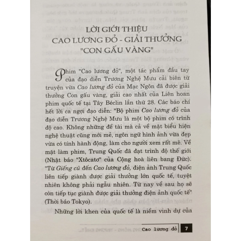 Cao Lương Đỏ (NXB Phụ Nữ 2000) - Mạc Ngôn - Ảnh 4