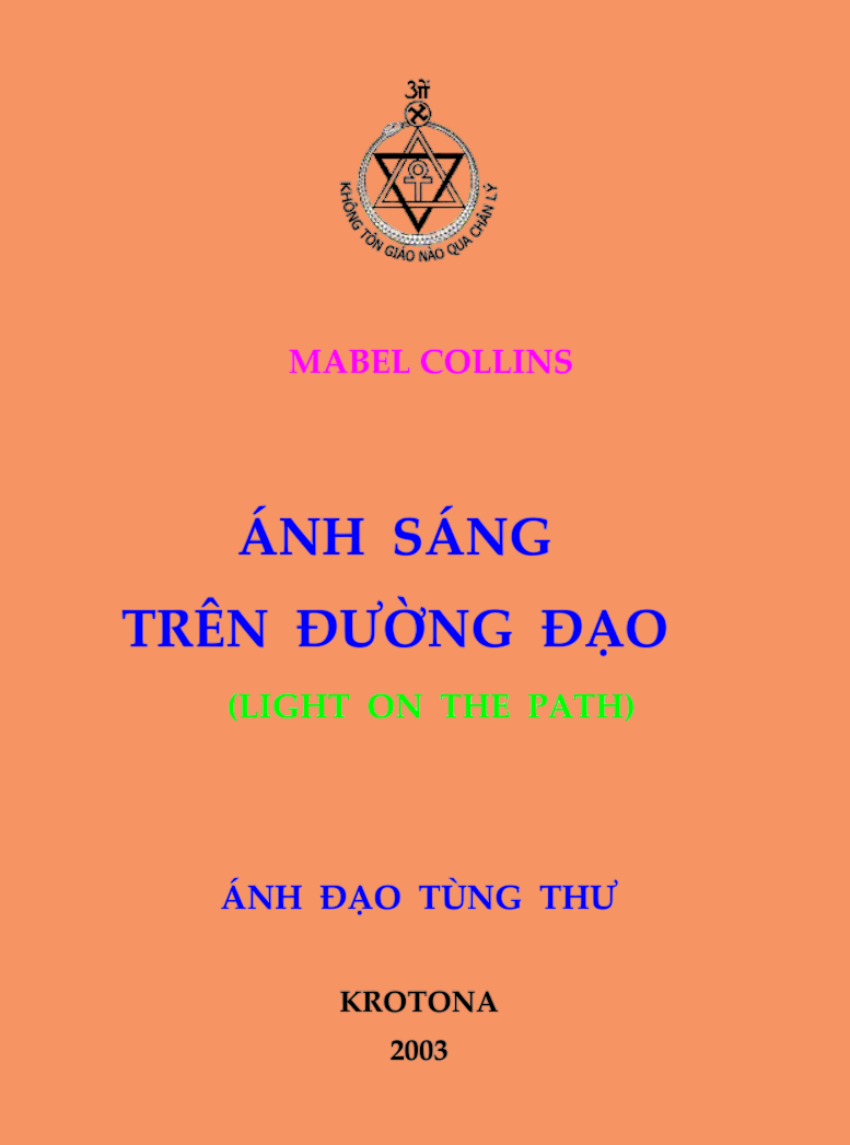 Ánh Sáng Trên Con Đường Đạo - MABEL COLLINS
