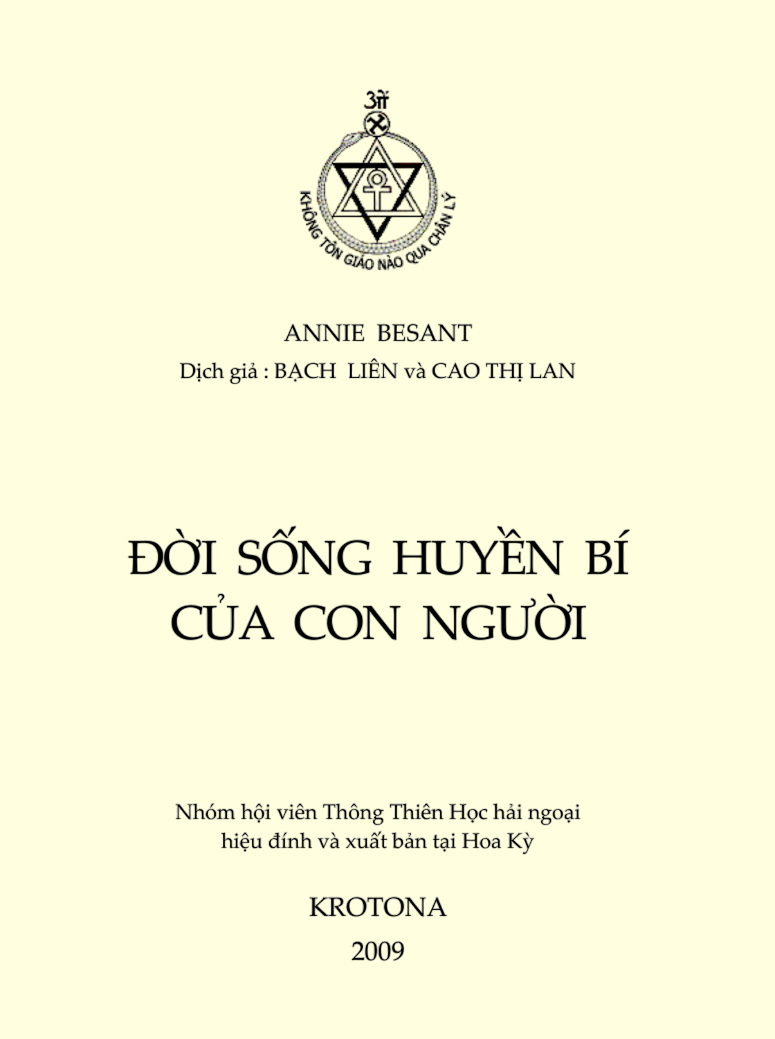 Đời Sống Huyền Bí Của Con Người - Bạch Liên