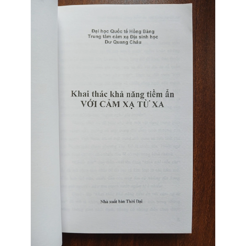 Khai thác khả năng tiềm ẩn với cảm xạ từ xa - Dư Quang Châu - Ảnh 4