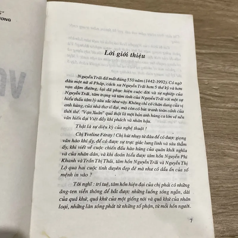Sách Vạn Xuân Tiểu Thuyết Lịch Sử Về Nguyễn Trãi - Yveline Feray - Ảnh 5